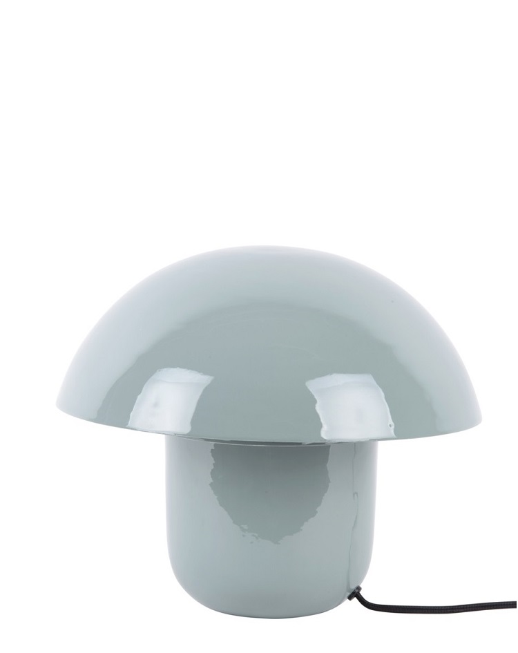 מנורת שולחן פטריה - MUSHROOM - מתכת תכלת 