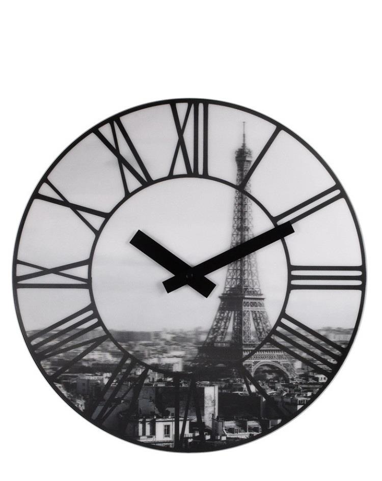 שעון קיר PARIS - פריז תלת מימד - 40 ס