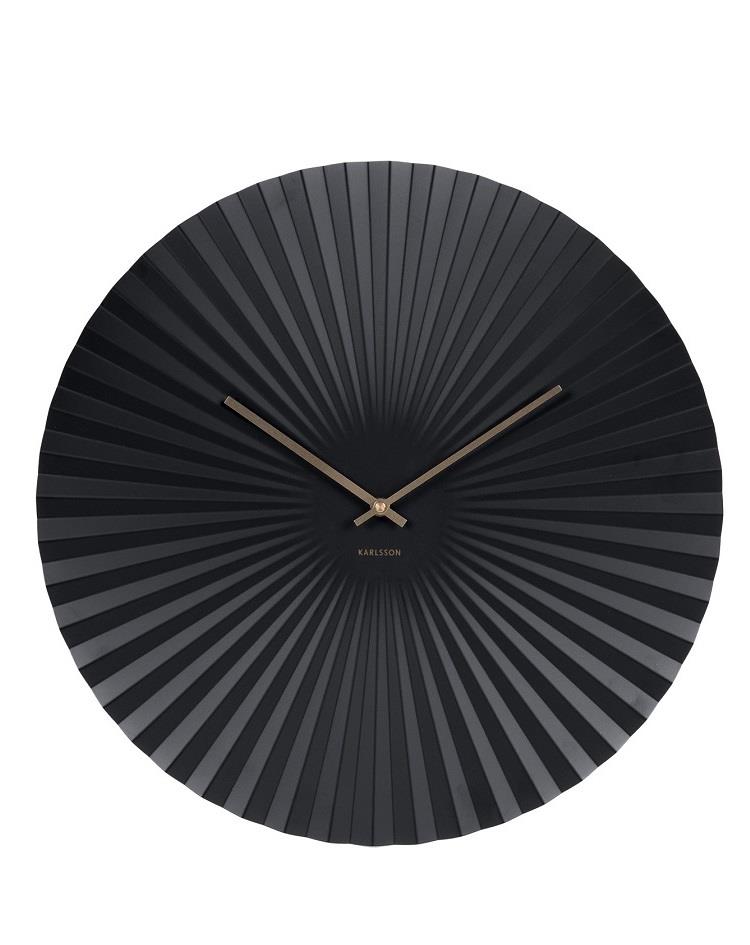 שעון קיר - SENSU מתכת שחור