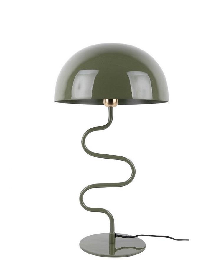 מנורת שולחן מעוצבת - טוויסט TWIST - ירוק ג'ונגל