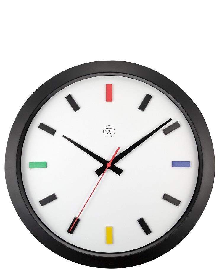שעון קיר - MIX - קווים צבעוניים 36 ס