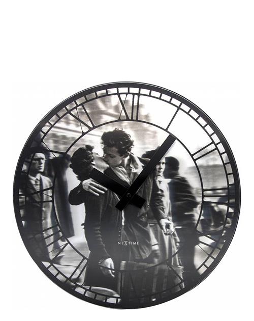שעון קיר - נשיקה בפריז תלת מימד - 40 ס