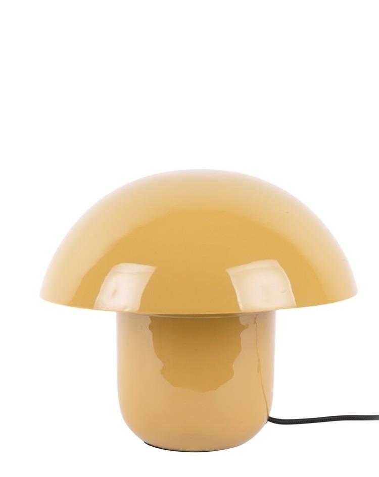 מנורת שולחן פטריה - MUSHROOM - צהוב דבש