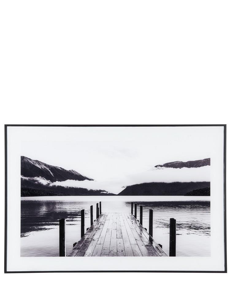 תמונה שחור לבן - צילום אומנותי גדול - הרציף 40X60CM